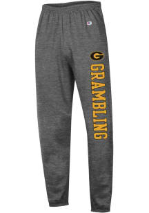 Champion Grambling State Tigers Mens Charcoal Closed Bottom Sweatpants