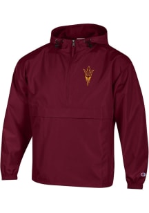 Champion Arizona State Sun Devils Mens Maroon Primary Team Logo Light Weight Jacket