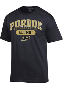 Champion Purdue Boilermakers Black Alumni Pill Short Sleeve T Shirt