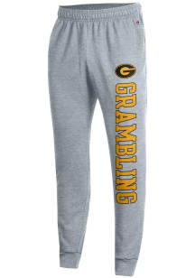 Champion Grambling State Tigers Mens Grey Open Bottom Sweatpants