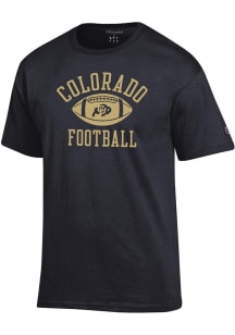 Champion Colorado Buffaloes Black Football Series Short Sleeve T Shirt