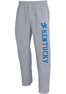 Champion Kentucky Wildcats Mens Grey Open Bottom Sweatpants