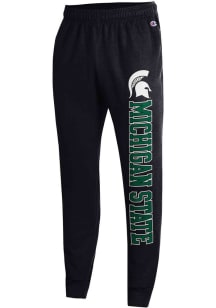 Champion Michigan State Spartans Mens Black Closed Bottom Sweatpants