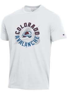 Champion Colorado Avalanche White Classic Short Sleeve T Shirt