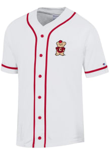 Champion Cincinnati Bearcats Mens White Super Fan Button Down Baseball Jersey