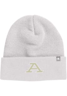 Champion Akron Zips White Unisex Cuff Beanie Womens Knit Hat