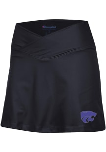 Champion K-State Wildcats Womens Black Fitted Skort Skirt