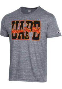 Champion Arkansas Pine Bluff Golden Lions Grey Alternate Logo Triblend Short Sleeve Fashion T Shir..