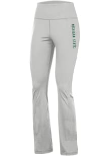 Champion Michigan State Spartans Womens Silver Yoga Flare Pants