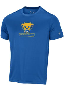 Champion Pitt Panthers Blue Stadium Impact Short Sleeve T Shirt
