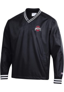Champion Ohio State Buckeyes Mens Black Super Fan Scout Pullover Pullover Jackets