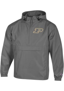 Champion Purdue Boilermakers Mens Graphite Packable Light Weight Jacket