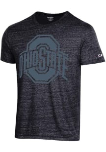 Champion Ohio State Buckeyes Black TONAL LOGO Short Sleeve Fashion T Shirt