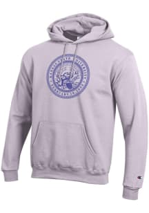 Champion K-State Wildcats Mens Lavender Powerblend Seal Long Sleeve Hoodie
