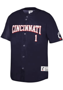Champion Cincinnati Bearcats Mens Black Sublimated Fashion Baseball Jersey