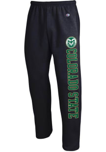 Champion Colorado State Rams Mens Black Open Bottom Sweatpants