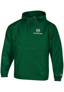 Champion Colorado State Rams Mens Green Packable Light Weight Jacket