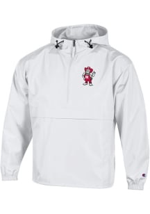 Champion Nebraska Cornhuskers Mens White Herbie Packable Light Weight Jacket