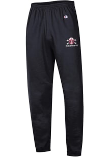 Champion Nebraska Cornhuskers Mens Black Blackshirts Powerblend Closed Bottom Sweatpants