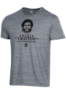 Archie Griffin Ohio State Buckeyes Grey Triblend Short Sleeve Fashion Player T Shirt