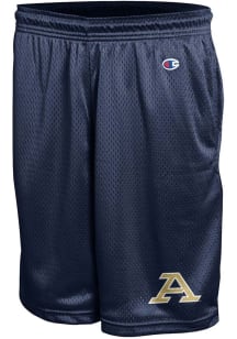 Champion Akron Zips Mens Navy Blue Mesh Design Shorts