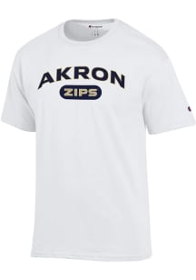 Champion Akron Zips White Core Short Sleeve T Shirt
