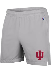 Champion Indiana Hoosiers Mens Grey Woven Shorts