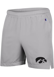 Champion Iowa Hawkeyes Mens Grey Woven Shorts