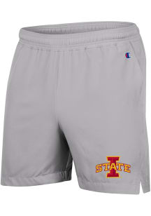 Champion Iowa State Cyclones Mens Grey Woven Shorts
