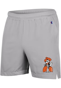 Champion Oklahoma State Cowboys Mens Grey Woven Shorts
