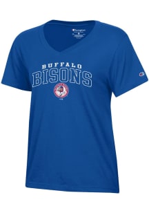 Champion Buffalo Bisons Womens Blue Core Short Sleeve T-Shirt