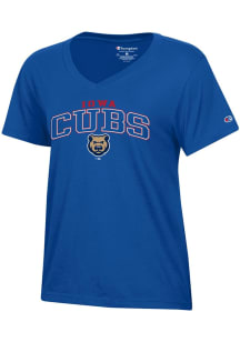 Champion Iowa Cubs Womens Blue Core Short Sleeve T-Shirt
