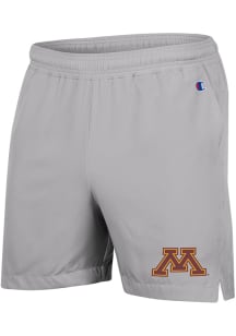 Champion Minnesota Golden Gophers Mens Grey Woven Shorts