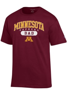 Champion Minnesota Golden Gophers Maroon Dad Short Sleeve T Shirt