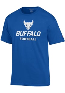 Champion Buffalo Bulls Blue Football Short Sleeve T Shirt