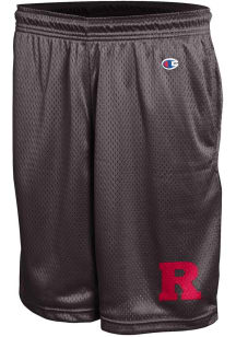 Champion Rutgers Scarlet Knights Mens Grey Primary Logo Mesh Shorts