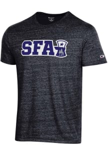 Champion SFA Lumberjacks Black Primary Team Logo Triblend Short Sleeve Fashion T Shirt