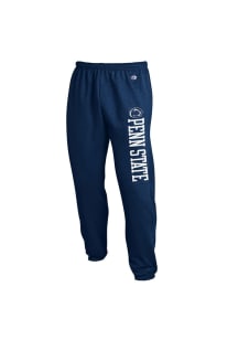 Champion Penn State Nittany Lions Mens Navy Blue Open Bottom Sweatpants