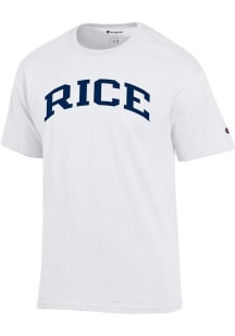 Champion Rice Owls White Arch Name Short Sleeve T Shirt