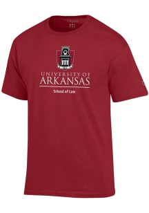 Champion Arkansas Razorbacks Cardinal School of Law Short Sleeve T Shirt