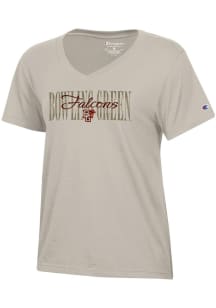 Champion Bowling Green Falcons Womens Brown Core Short Sleeve T-Shirt