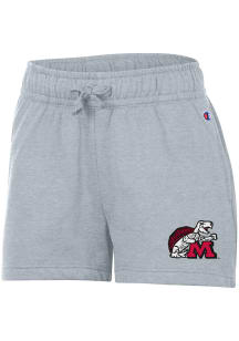 Champion Maryland Terrapins Womens Grey Powerblend Shorts