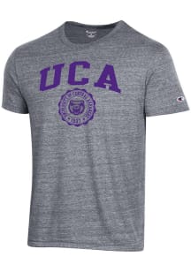 Champion Central Arkansas Bears Grey Arch Seal Short Sleeve Fashion T Shirt
