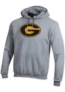 Champion Grambling State Tigers Mens Grey Primary Logo Long Sleeve Hoodie