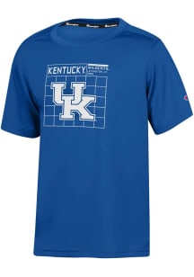 Champion Kentucky Wildcats Youth Blue Impact Short Sleeve T-Shirt