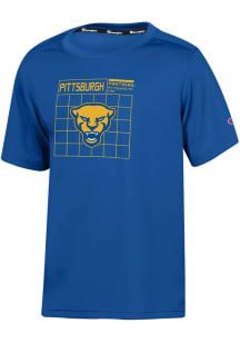 Champion Pitt Panthers Youth Blue Impact Short Sleeve T-Shirt