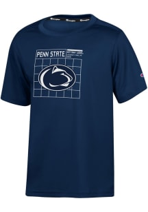 Champion Penn State Nittany Lions Youth Navy Blue Impact Short Sleeve T-Shirt