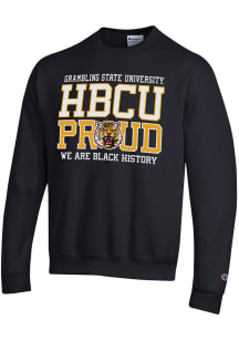 Champion Grambling State Tigers Mens Black HBCU Proud Long Sleeve Crew Sweatshirt