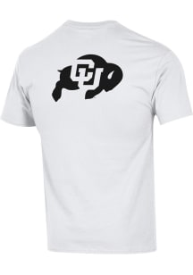 Champion Colorado Buffaloes White Rally Loud Short Sleeve T Shirt