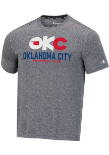 Champion Oklahoma City Comets Grey Heathered Impact Short Sleeve T Shirt